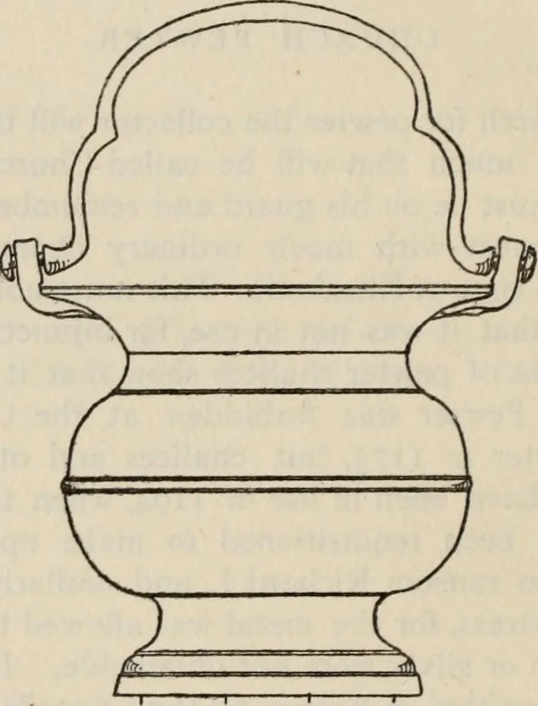 An illustration from Chats on old pewter, 1911, leaf 245