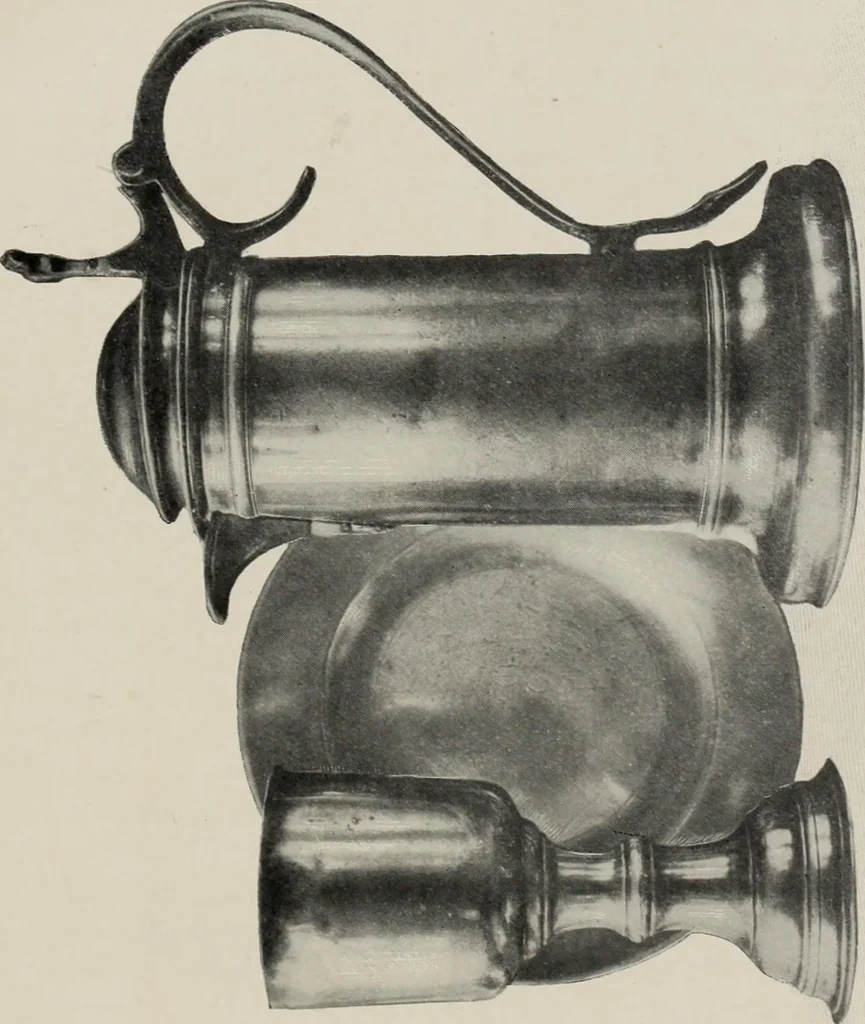 An illustration from Chats on old pewter, 1911, leaf 256