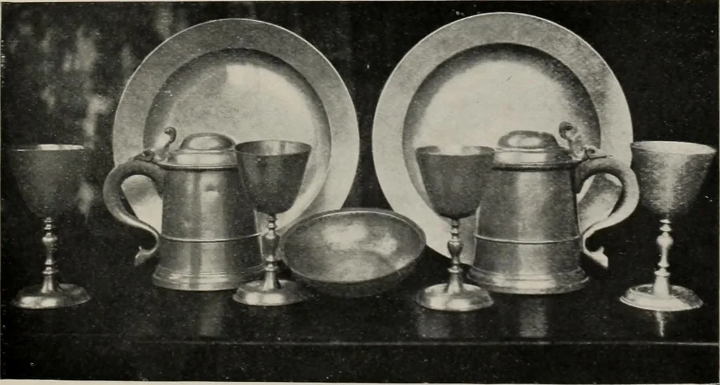 An illustration from Chats on old pewter, 1911, leaf 260