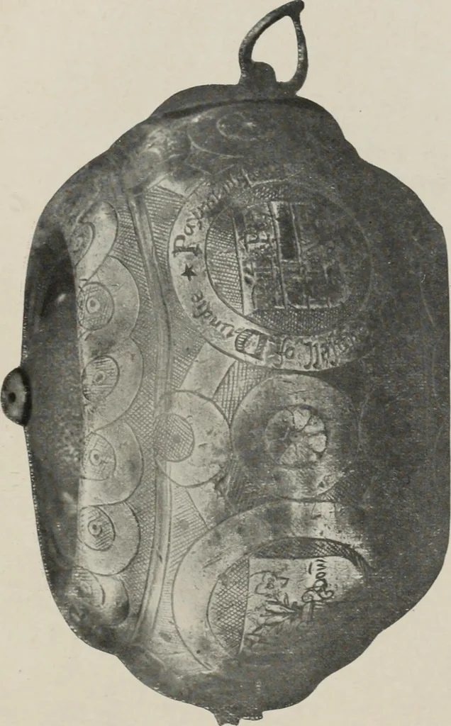 An illustration from Chats on old pewter, 1911, leaf 266