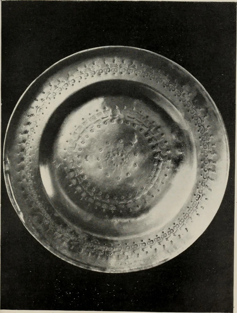 An illustration from Chats on old pewter, 1911, leaf 276
