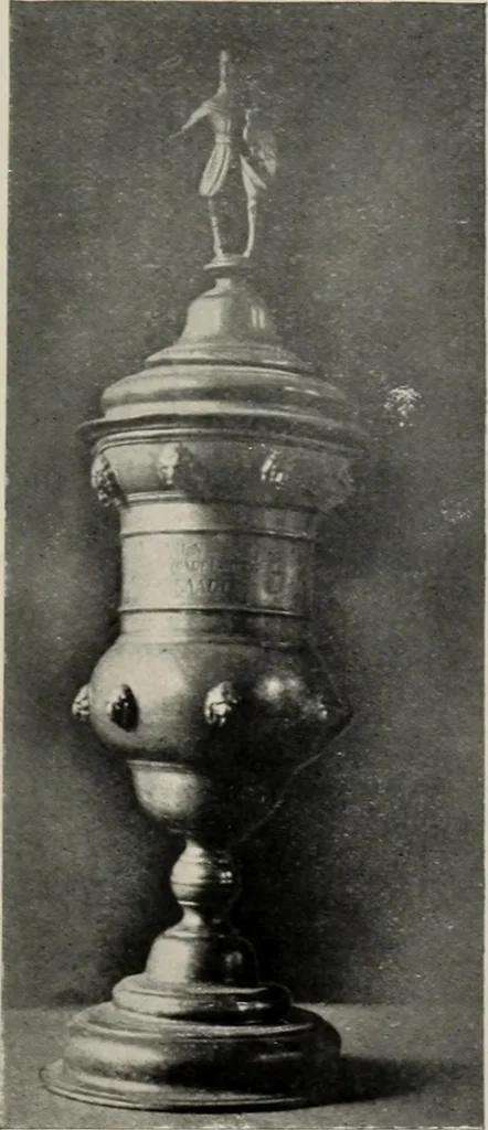 An illustration from Chats on old pewter, 1911, leaf 52