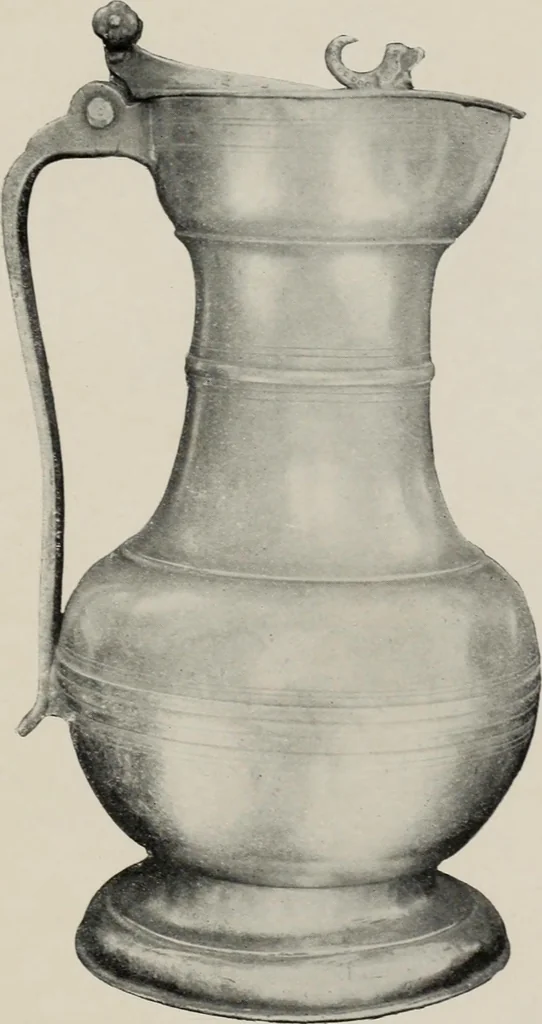 An illustration from Chats on old pewter, 1911, leaf 64