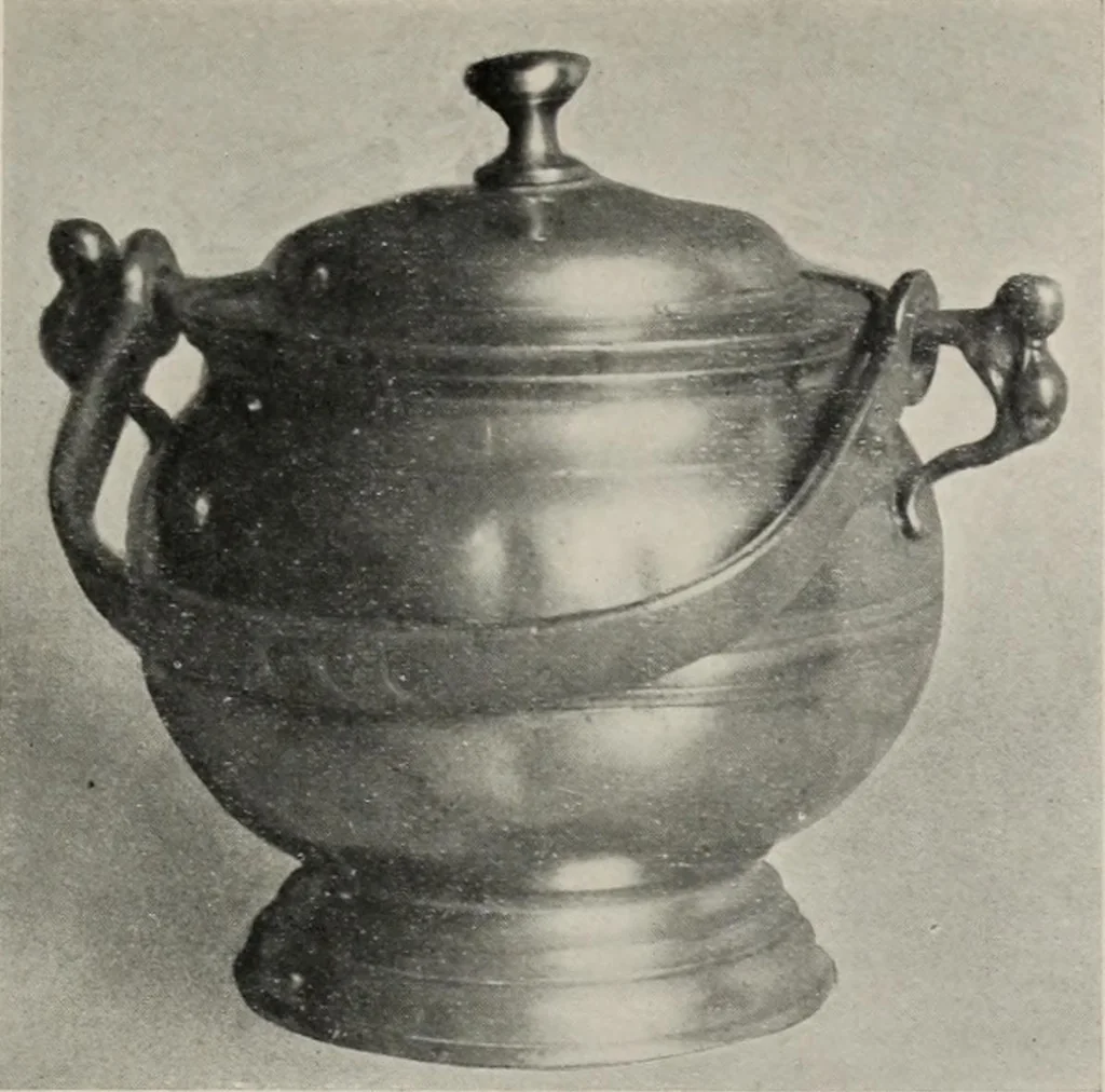 An illustration from Chats on old pewter, 1911, leaf 68
