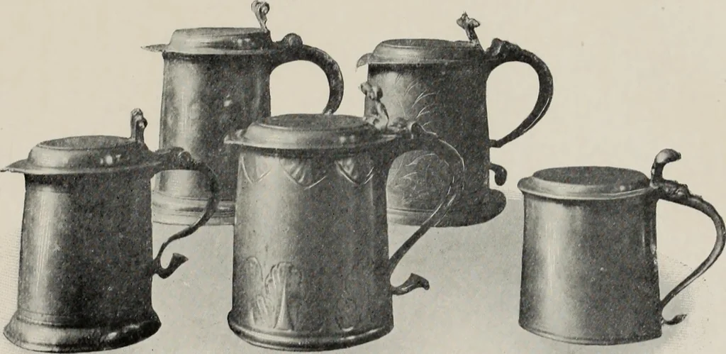 An illustration from Chats on old pewter, 1911, leaf 82