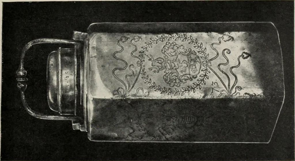 An illustration from Chats on old pewter, 1911, leaf 98