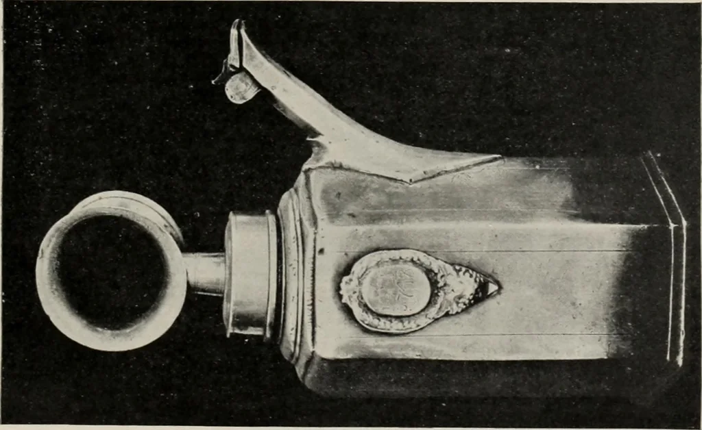 An illustration from Chats on old pewter, 1911, leaf 98