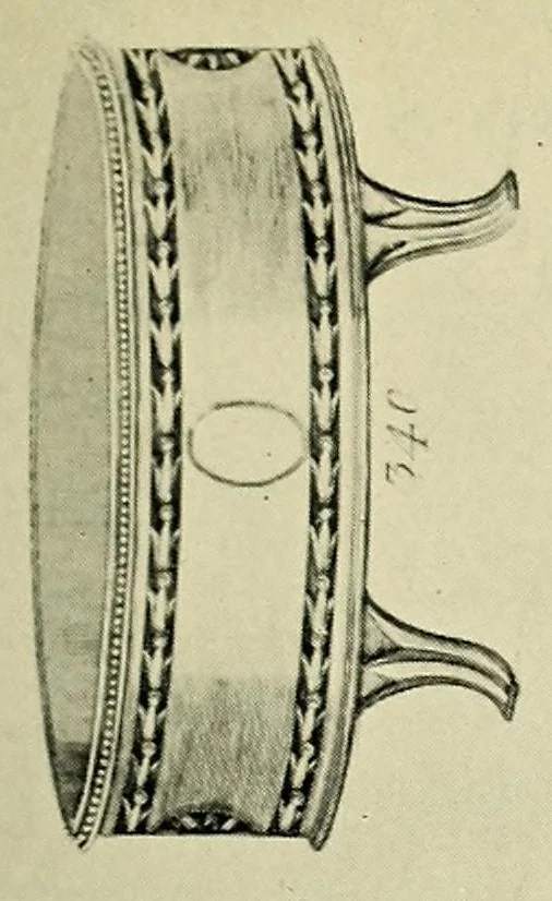 An illustration from Chats on old Sheffield plate, 1920, leaf 143
