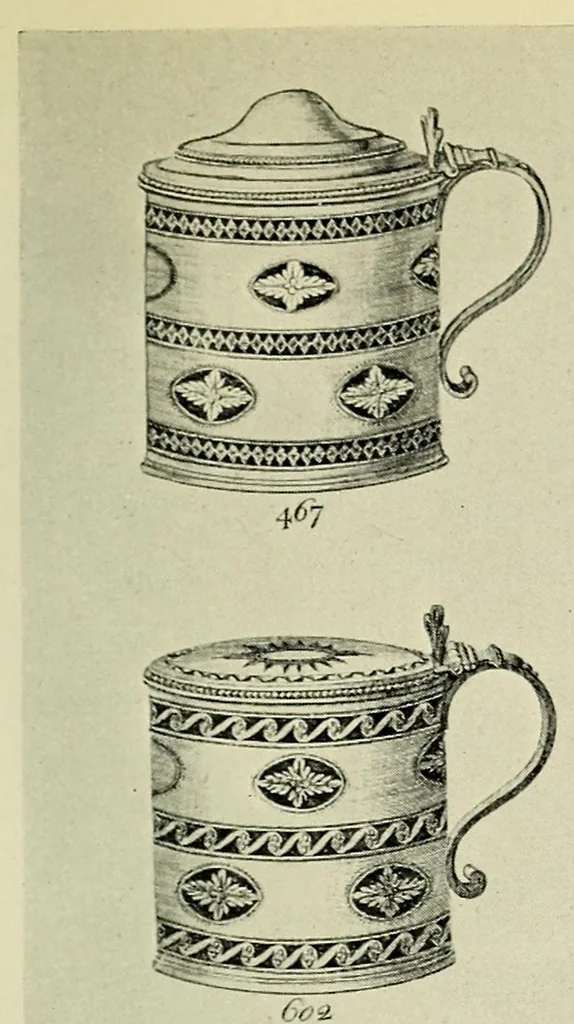 An illustration from Chats on old Sheffield plate, 1920, leaf 157