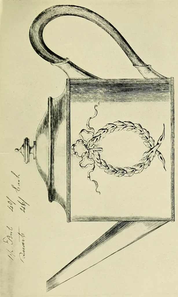 An illustration from Chats on old Sheffield plate, 1920, leaf 197