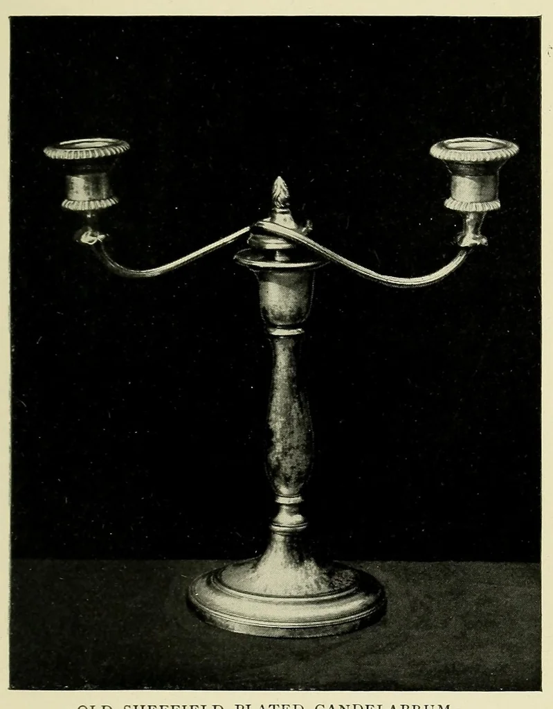 An illustration from Chats on old Sheffield plate, 1920, leaf 93