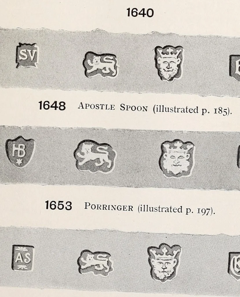 An illustration from Chats on old silver, 1915, leaf 371