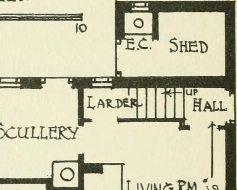 An illustration from The cheap cottage and small house : a manual of economical building, 1913, leaf 115