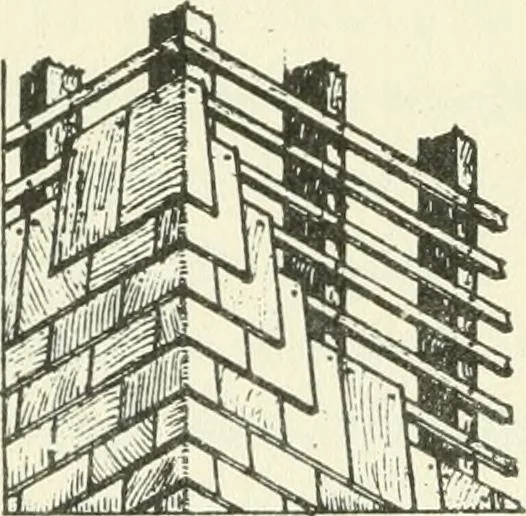 An illustration from The cheap cottage and small house : a manual of economical building, 1913, leaf 123