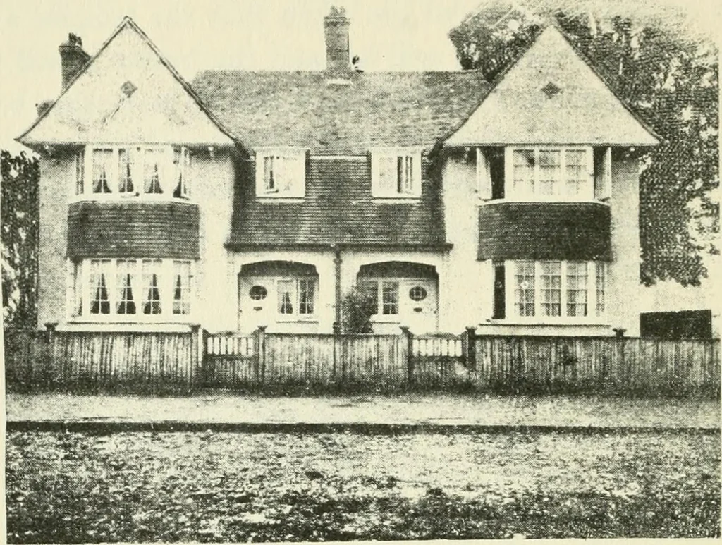 An illustration from The cheap cottage and small house : a manual of economical building, 1913, leaf 127