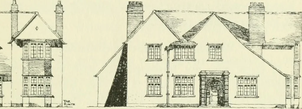 An illustration from The cheap cottage and small house : a manual of economical building, 1913, leaf 160