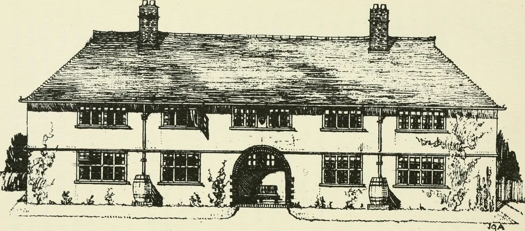 An illustration from The cheap cottage and small house : a manual of economical building, 1913, leaf 175