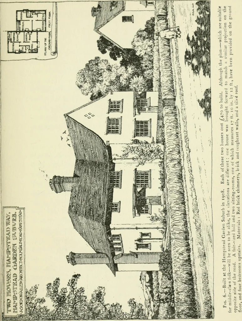 An illustration from The cheap cottage and small house : a manual of economical building, 1913, leaf 32