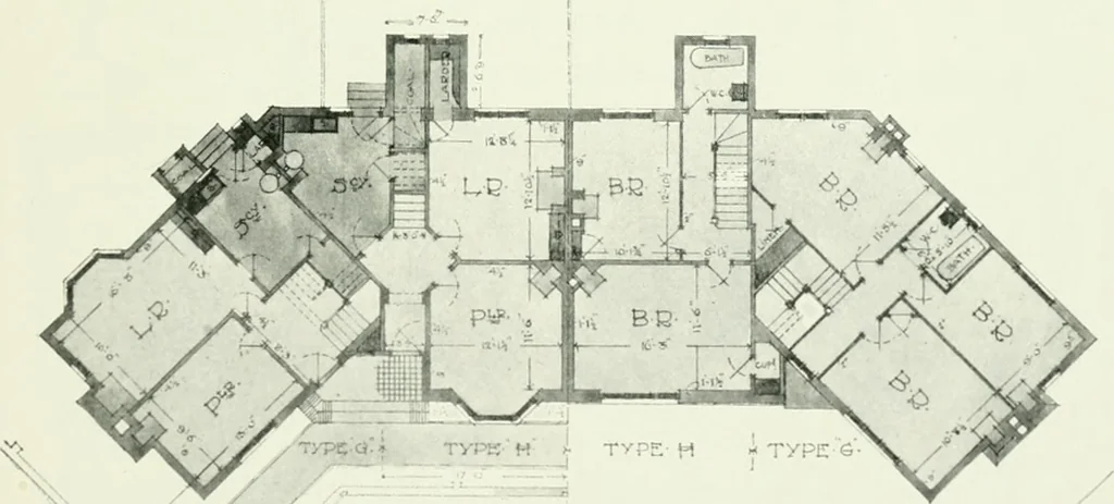 An illustration from The cheap cottage and small house : a manual of economical building, 1913, leaf 50