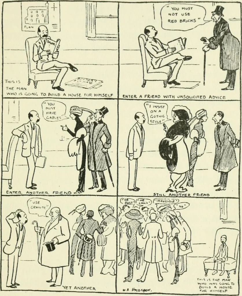 An illustration from The cheap cottage and small house : a manual of economical building, 1913, leaf 54