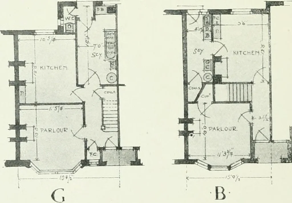 An illustration from The cheap cottage and small house : a manual of economical building, 1913, leaf 61