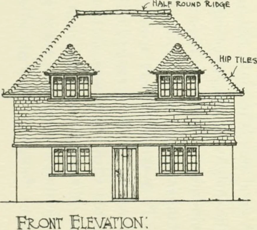 An illustration from The cheap cottage and small house : a manual of economical building, 1913, leaf 64