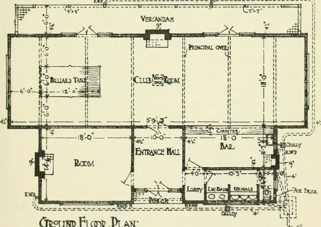 An illustration from The cheap cottage and small house : a manual of economical building, 1913, leaf 84