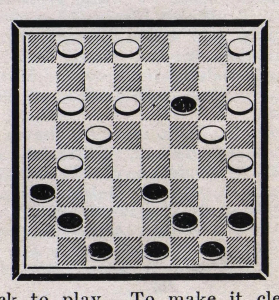An illustration from The Morris Systems Checkerist (January, 1926), 1926, leaf 9