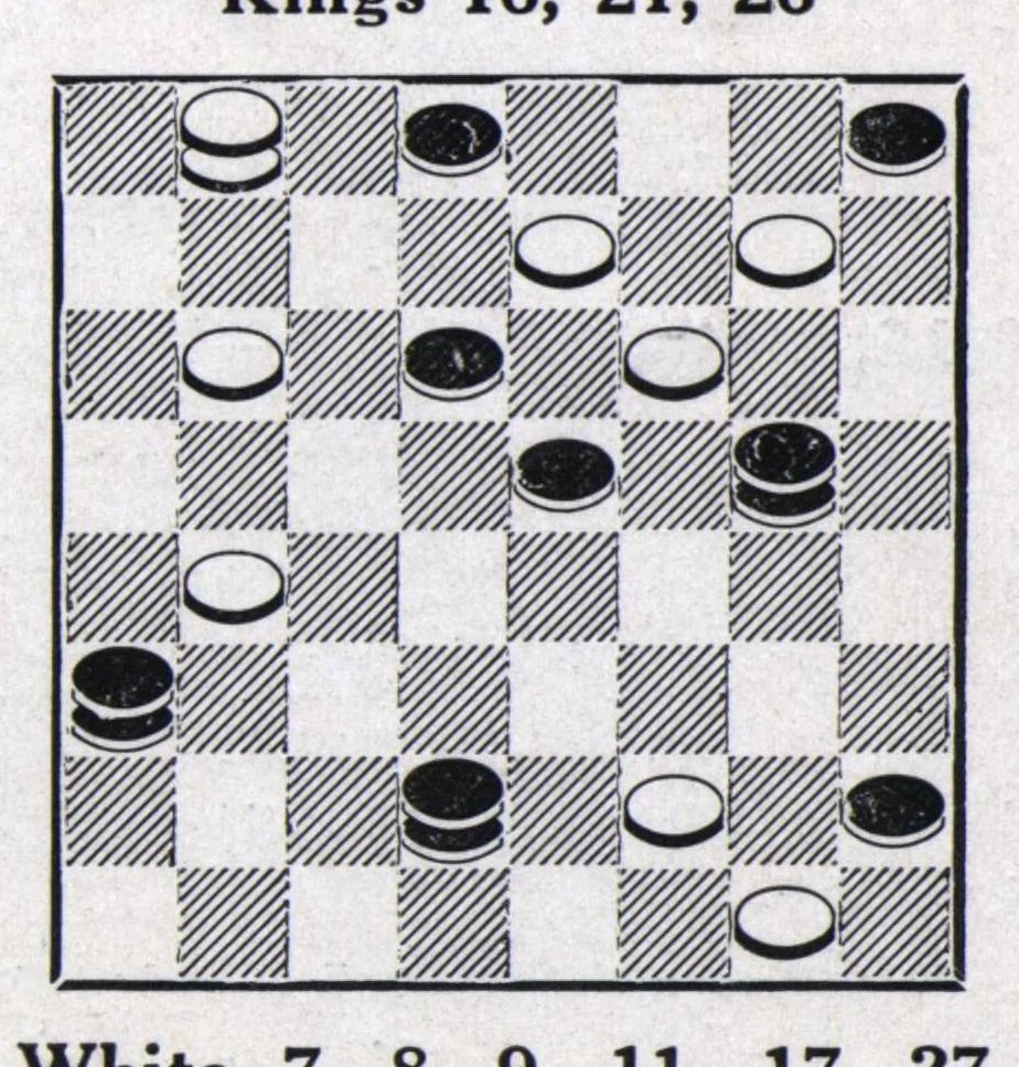 An illustration from The Morris Systems Checkerist (February, 1926), 1926, leaf 12