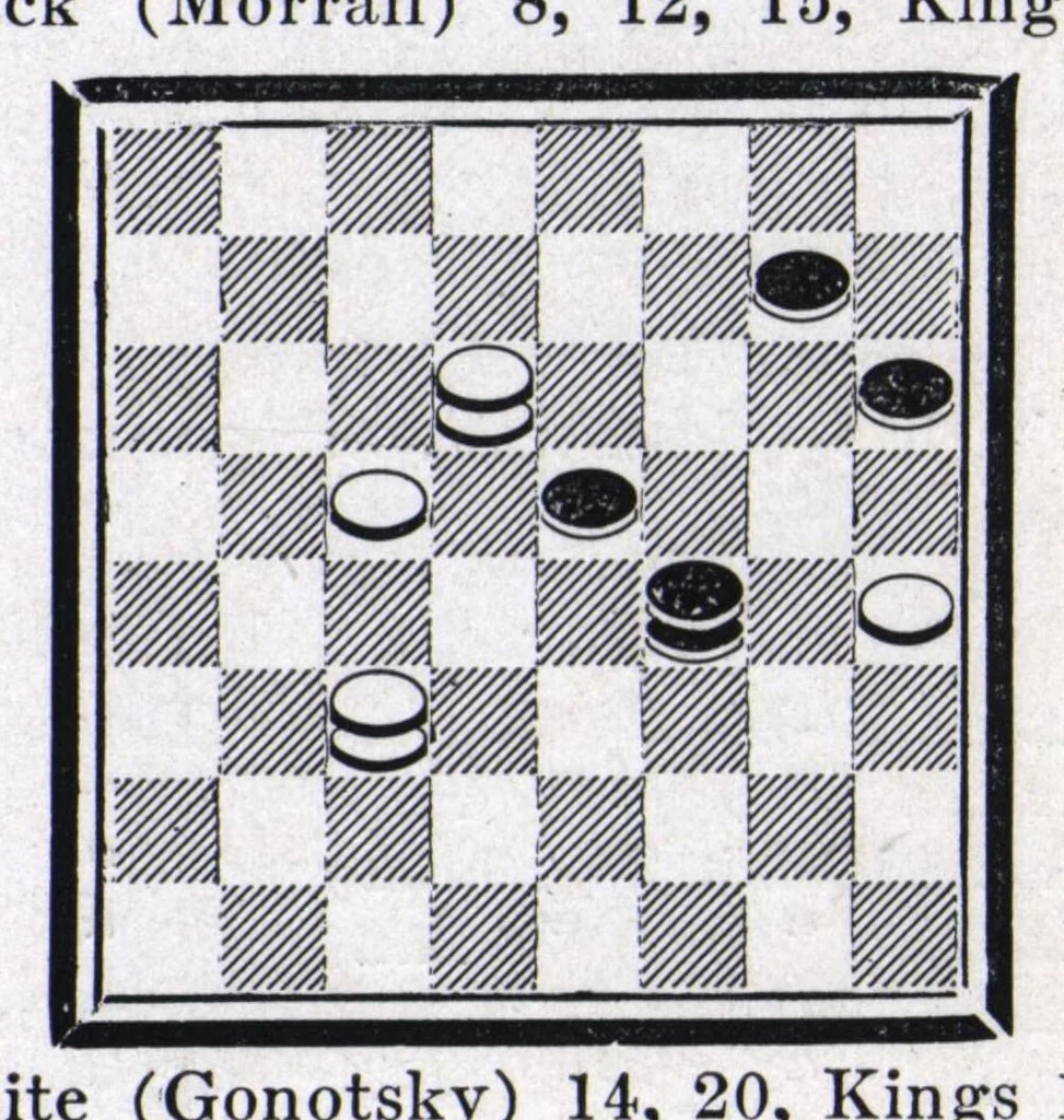 An illustration from The Morris Systems Checkerist (February, 1926), 1926, leaf 5