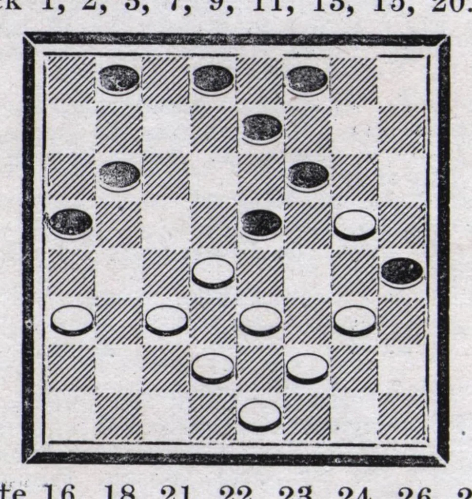An illustration from The Morris Systems Checkerist (March, 1926), 1926, leaf 13