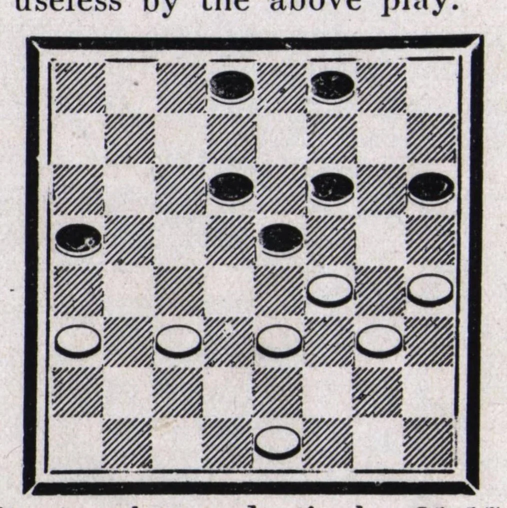 An illustration from The Morris Systems Checkerist (March, 1926), 1926, leaf 19