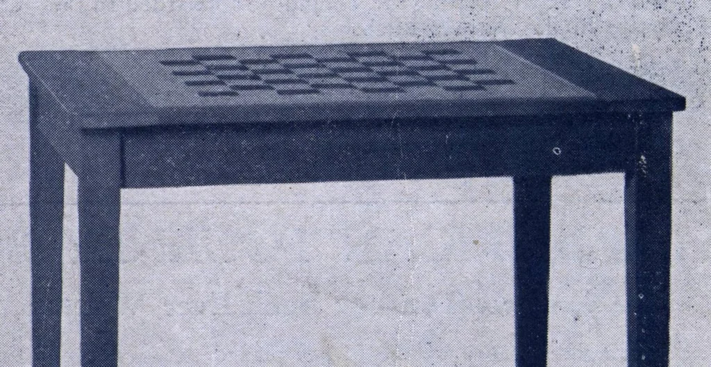 An illustration from The Morris Systems Checkerist (March, 1926), 1926, leaf 27