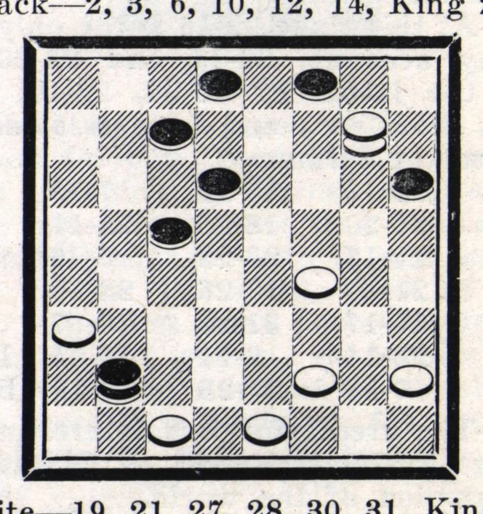 An illustration from The Morris Systems Checkerist (April, 1926), 1926, leaf 13