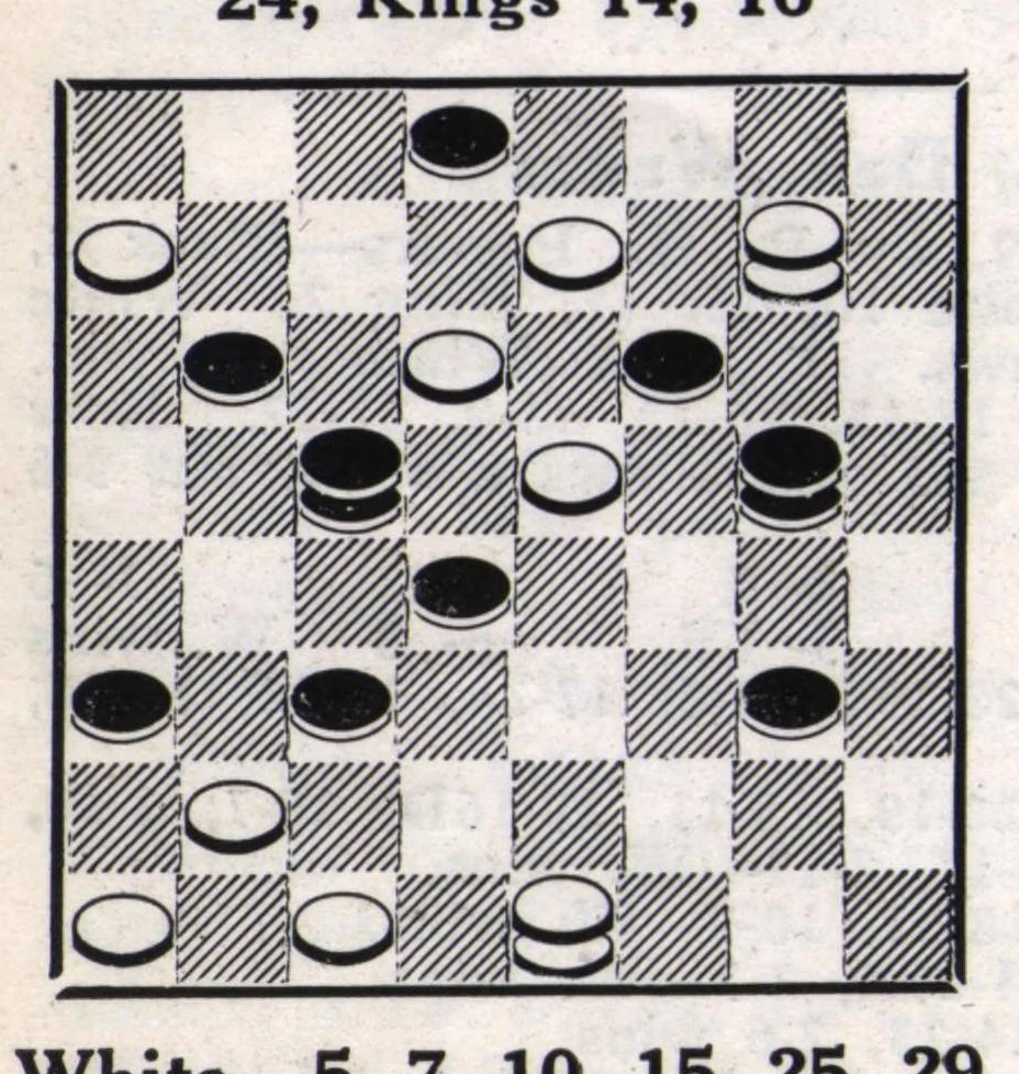 An illustration from The Morris Systems Checkerist (April, 1926), 1926, leaf 15