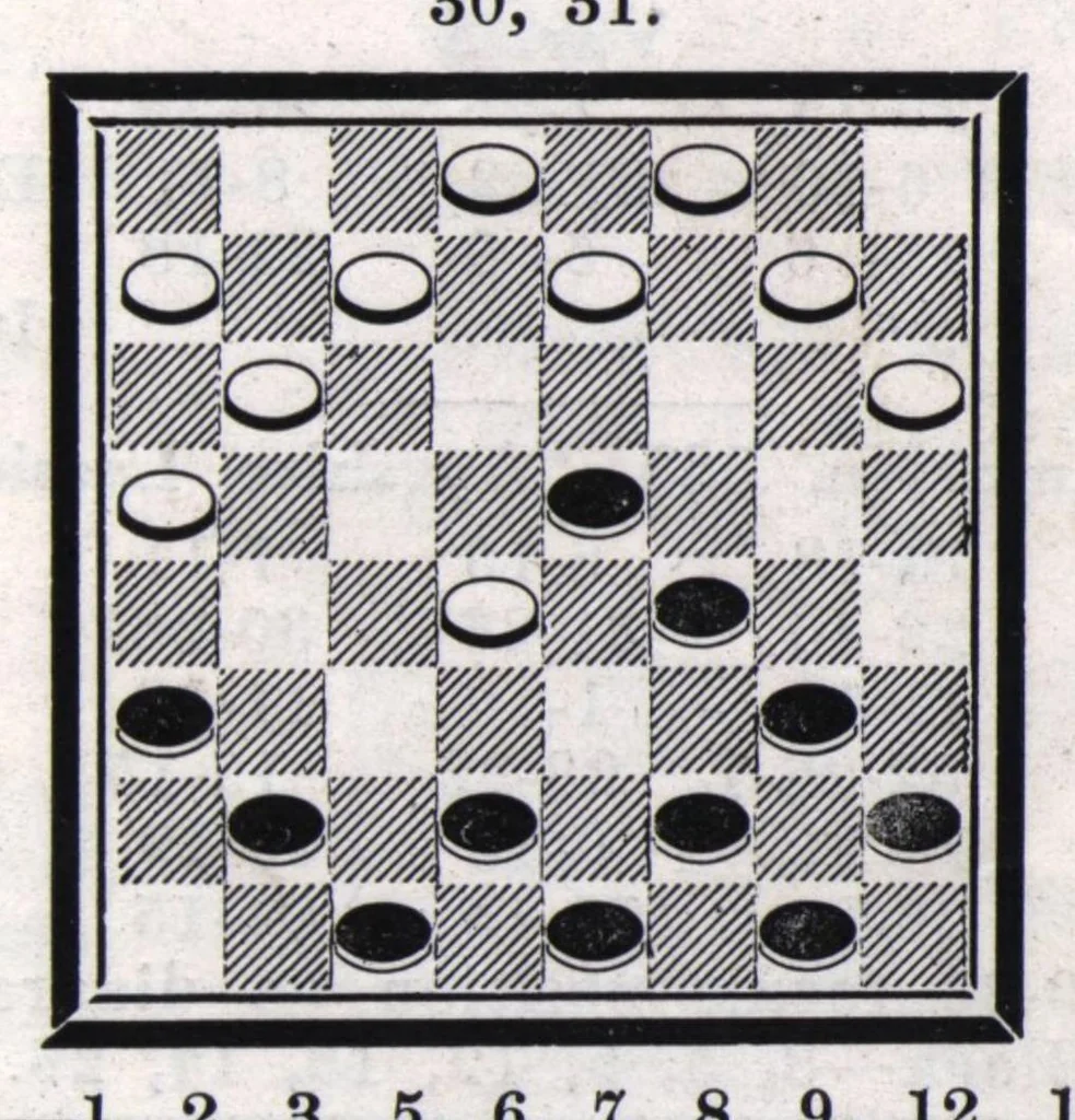 An illustration from The Morris Systems Checkerist (April, 1926), 1926, leaf 16
