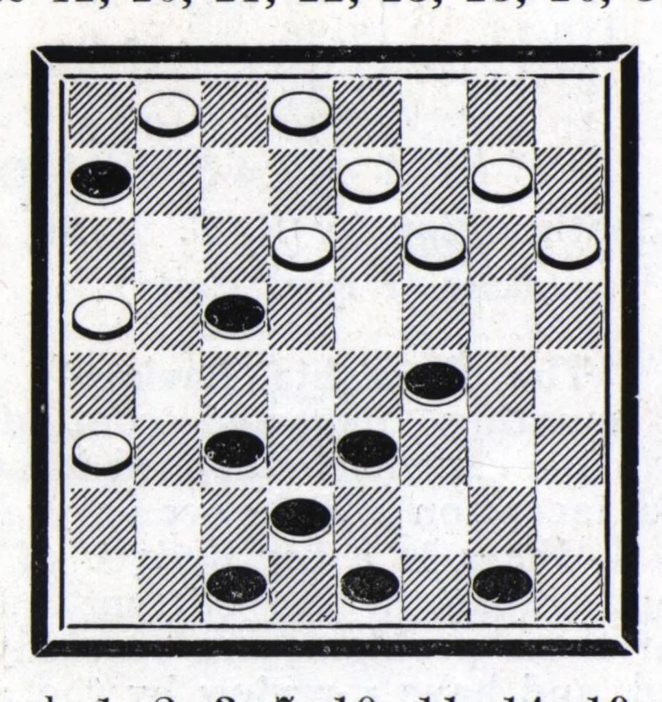 An illustration from The Morris Systems Checkerist (May, 1926), 1926, leaf 12