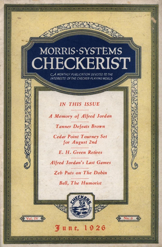An illustration from The Morris Systems Checkerist (June, 1926), 1926, leaf 0