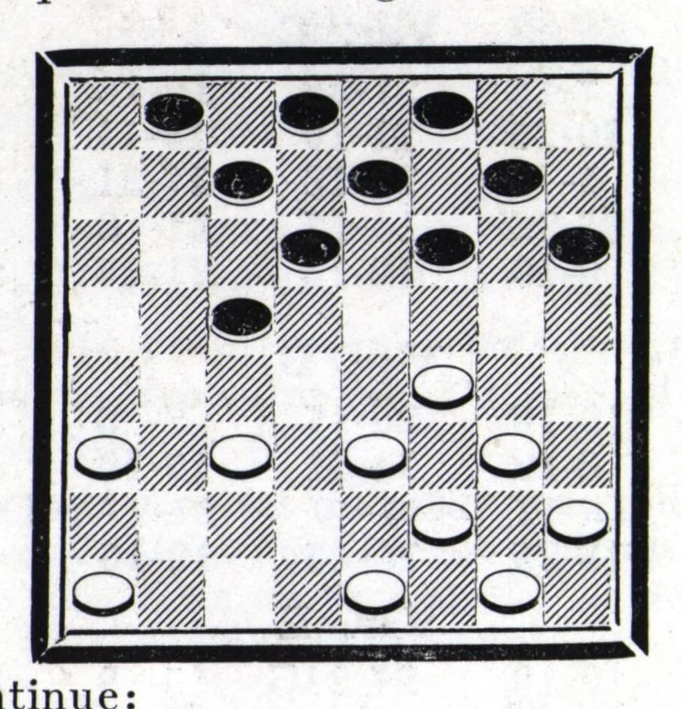 An illustration from The Morris Systems Checkerist (June, 1926), 1926, leaf 19
