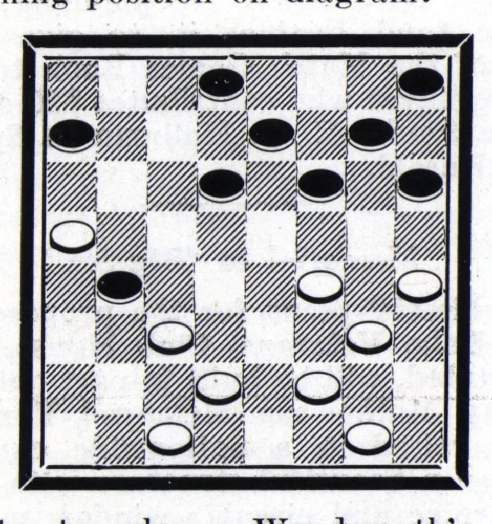 An illustration from The Morris Systems Checkerist (June, 1926), 1926, leaf 20
