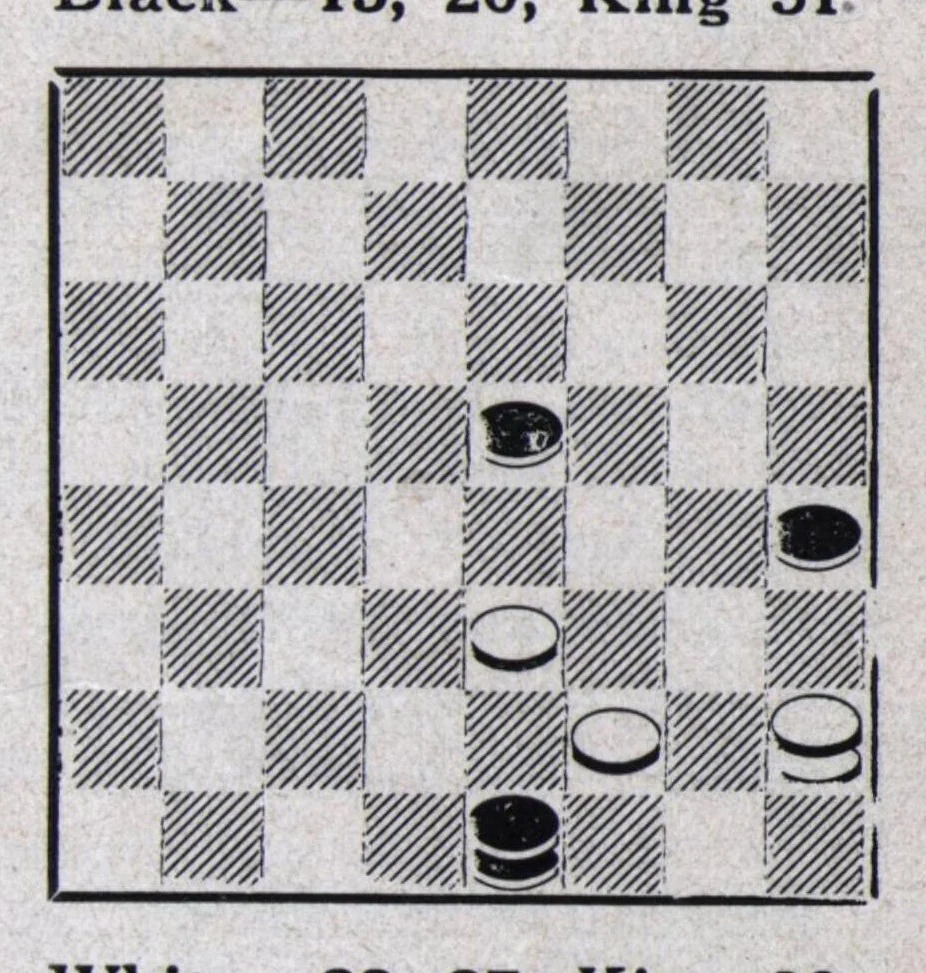 An illustration from The Morris Systems Checkerist (July, 1926), 1926, leaf 12