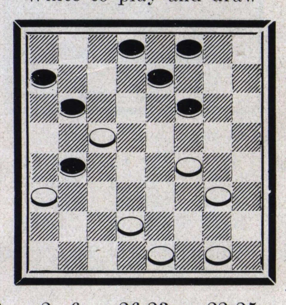 An illustration from The Morris Systems Checkerist (July, 1926), 1926, leaf 15