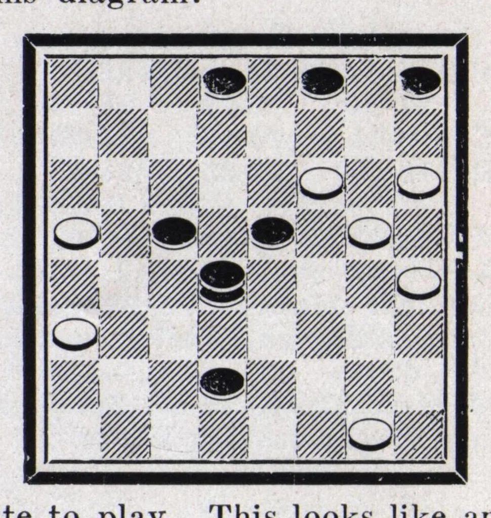 An illustration from The Morris Systems Checkerist (July, 1926), 1926, leaf 21