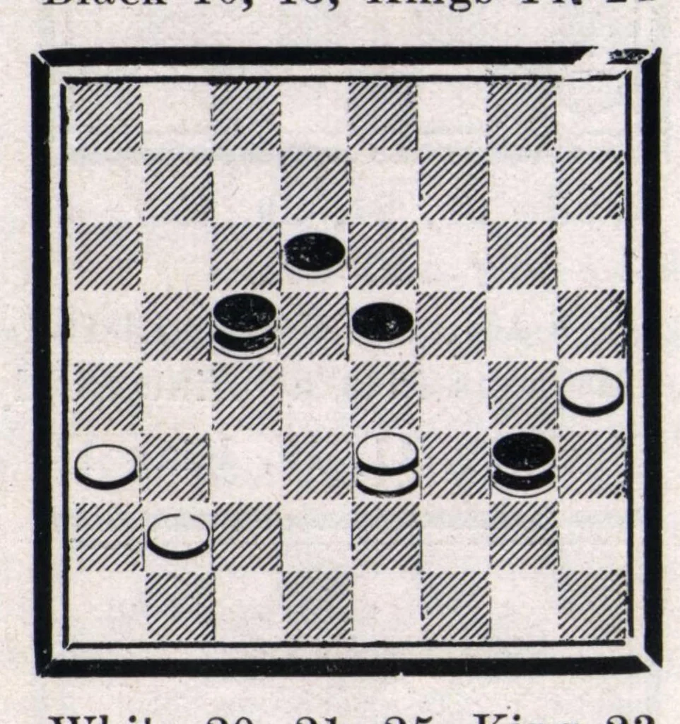 An illustration from The Morris Systems Checkerist (August, 1926), 1926, leaf 13