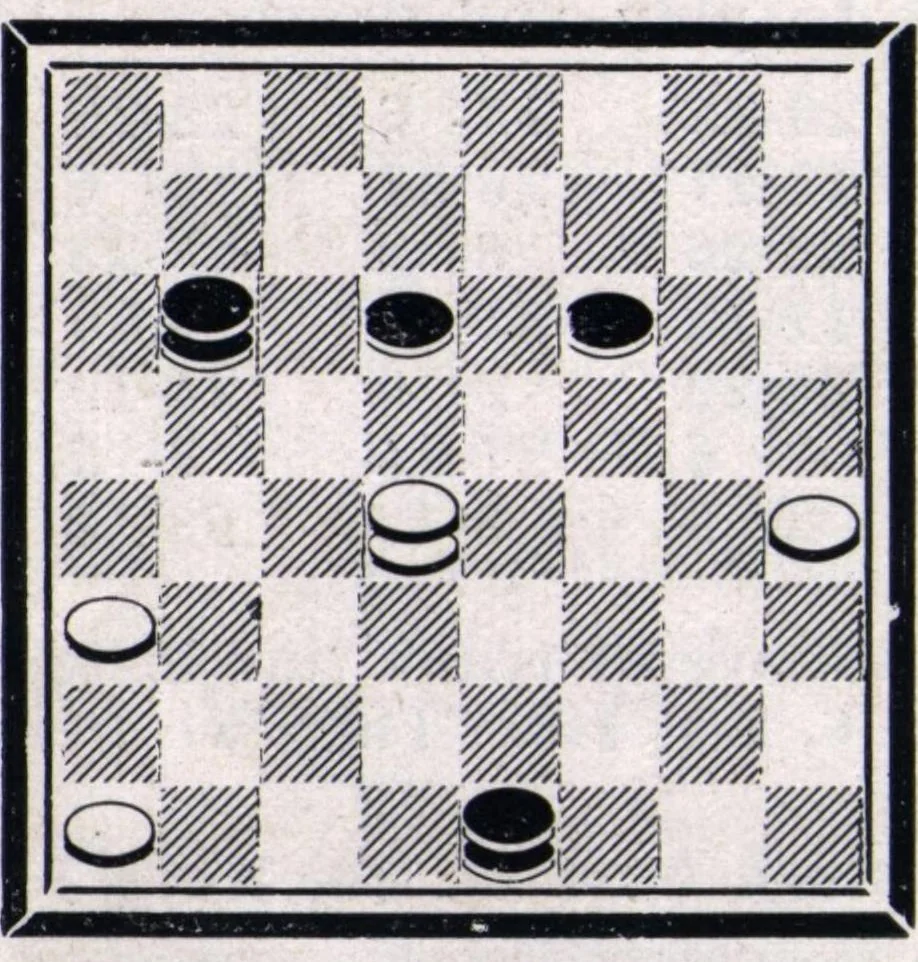 An illustration from The Morris Systems Checkerist (August, 1926), 1926, leaf 13