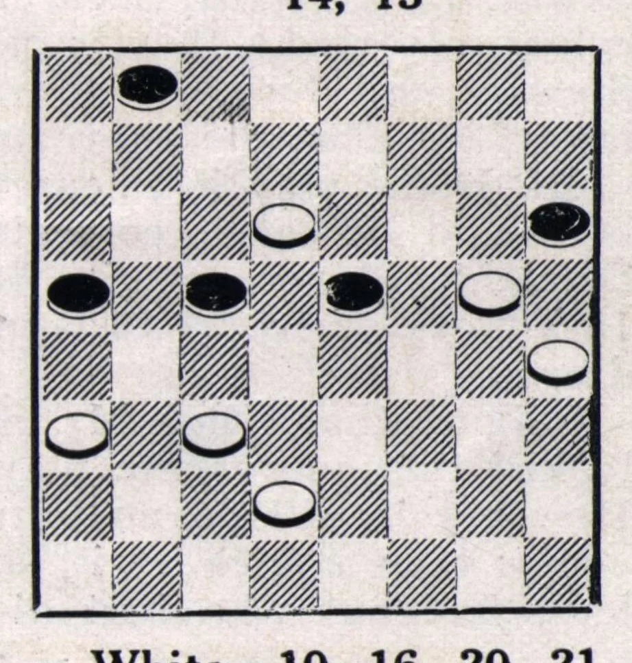 An illustration from The Morris Systems Checkerist (August, 1926), 1926, leaf 14