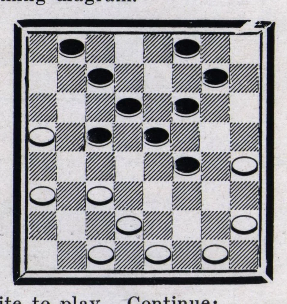 An illustration from The Morris Systems Checkerist (September/October, 1926), 1926, leaf 17
