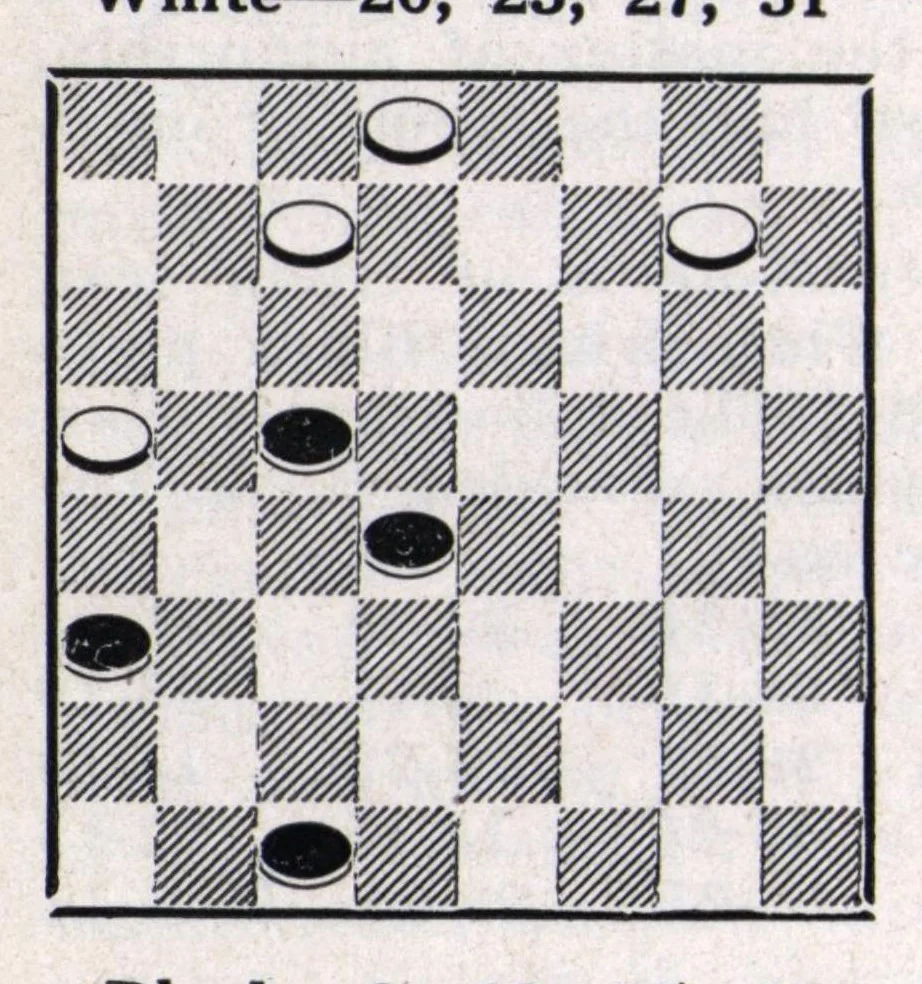 An illustration from The Morris Systems Checkerist (November, 1926), 1926, leaf 13