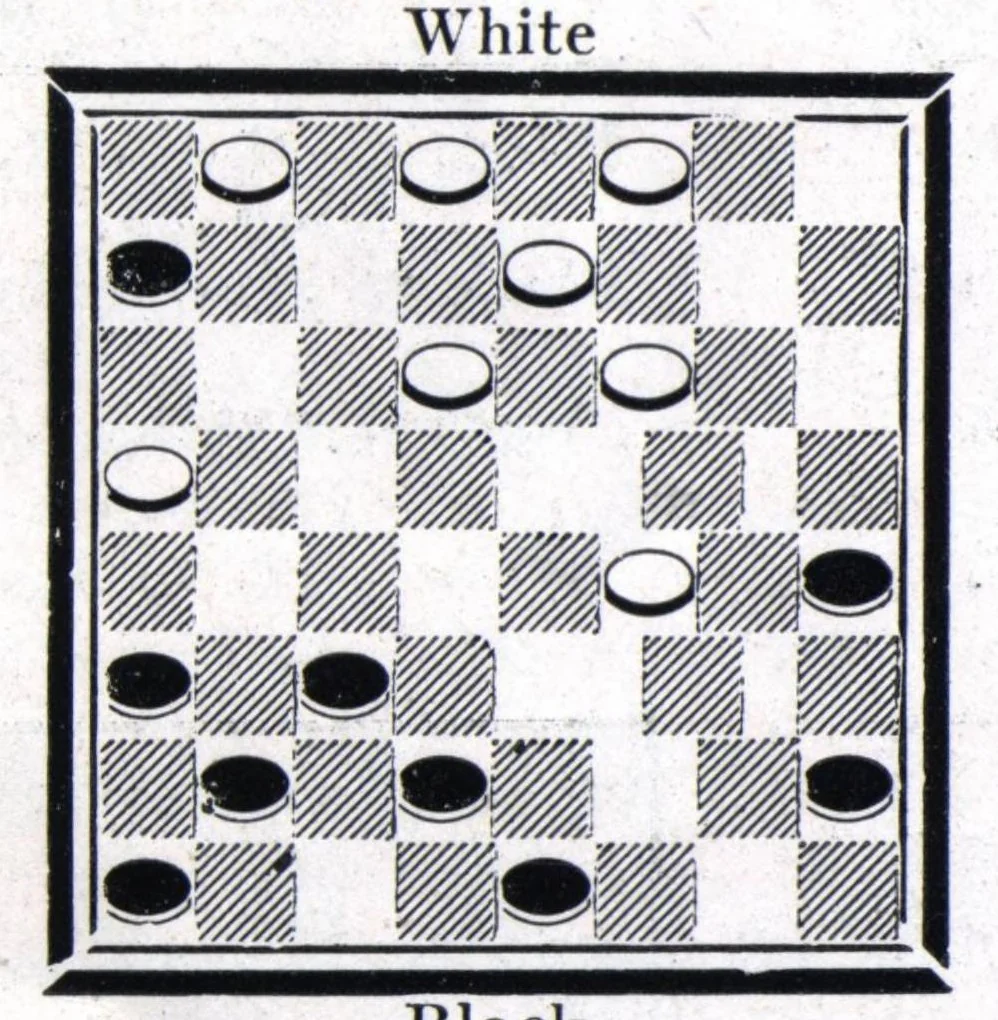 An illustration from The Morris Systems Checkerist (December, 1926), 1926, leaf 12