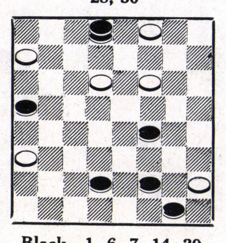 An illustration from The Morris Systems Checkerist (December, 1926), 1926, leaf 13
